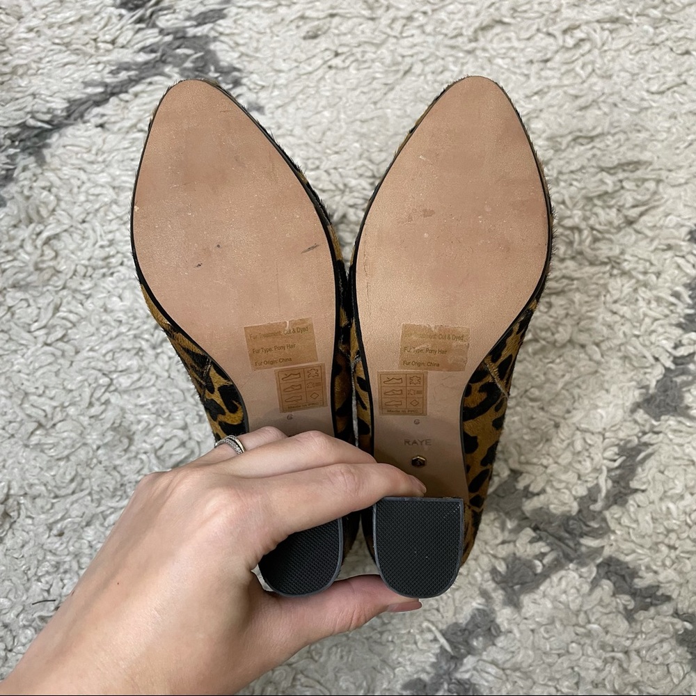 RAYE Ivy Pony Hair Booties Leopard - Picture 6 of 10